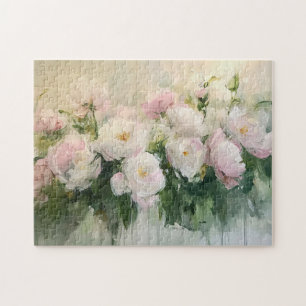 Impressionist Pink Roses Malerei
