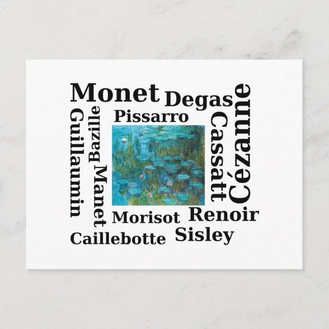 Impressionist Postkarte (Vorderseite)