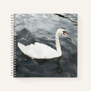 Impressionist Swan Notizbuch