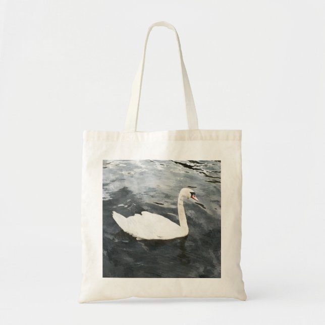 Impressionist Swan Tragetasche (Vorne)