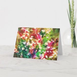 Impressionist Wild Blume Note Card Karte