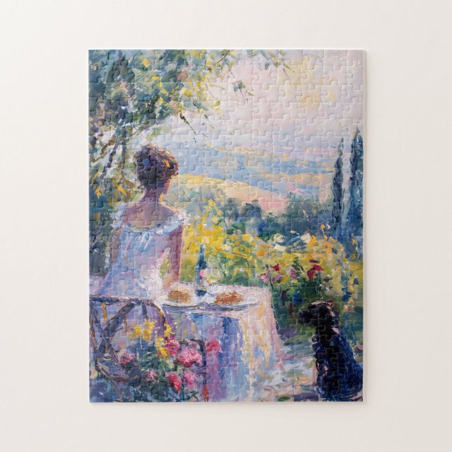 Impressionistin mit Picnic (Vertikal)