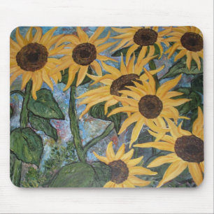 Impressionistin Sonnenblume Mousepad