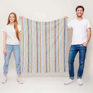 Impressionistisch Inspirierte Farben HandGezeichne Fleecedecke