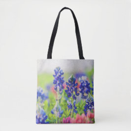 Impressionistische Bluebonnets Tasche