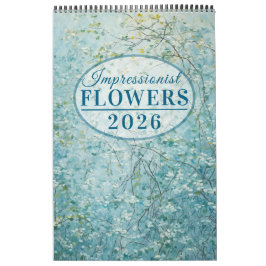 Impressionistische Blume 2026 Kalender