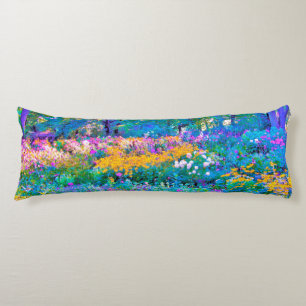 Impressionistische Blume der Gartenlandschaft Seitenschläferkissen