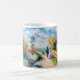 Impressionistische Gartenkunst Tasse Sommerblumenw