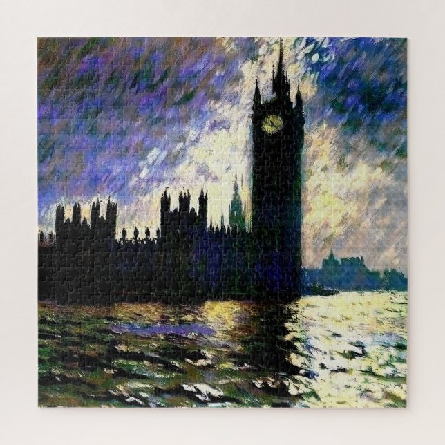 Impressionistische Häuser des Parlaments (Vertikal)