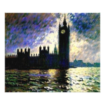 Impressionistische Häuser des Parlaments