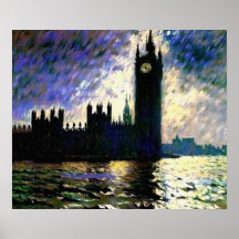 Impressionistische Häuser des Parlaments