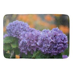 Impressionistische Hydrangea-Badematte Badematte