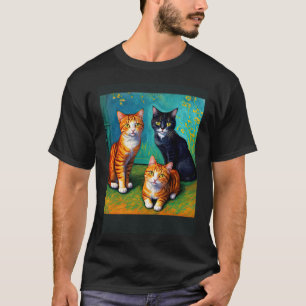 Impressionistische Katzen-Impressionismus Katzen 2 T-Shirt