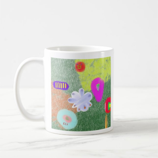 Impressionistische Kunst Kaffeetasse (Links)