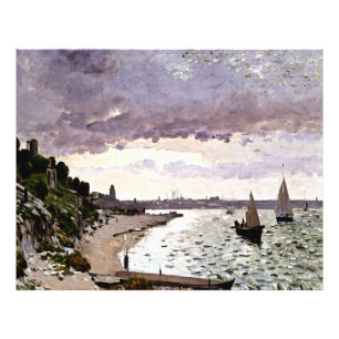 Impressionistische Landschaft mit Küste Fotodruck