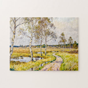 Impressionistische Landschaft von Worpswede im Teu