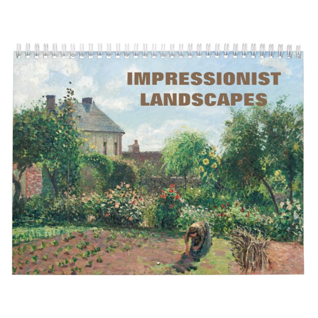 Impressionistische Landschaften - Gemälde in Meist Kalender (Titelbild)
