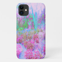 Impressionistischer Abstrakter Garten in Rosa und  Case-Mate iPhone Hülle