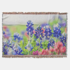 Impressionistischer Bluebonnet-Entwurf Decke