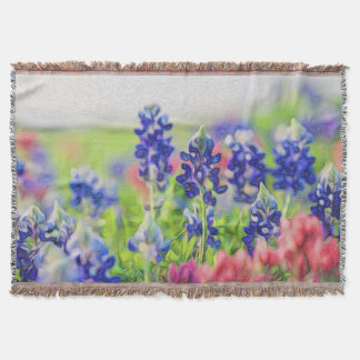 Impressionistischer Bluebonnet-Entwurf Decke