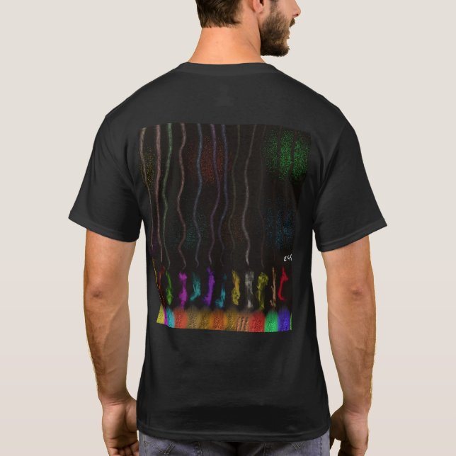 Impressionistischer Kunst T-Shirt (Rückseite)