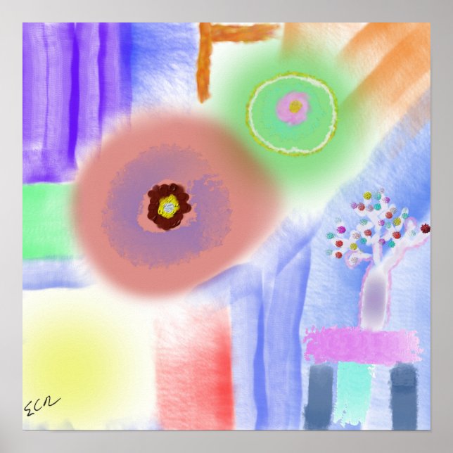 Impressionistischer Kunstposter Poster (Vorne)