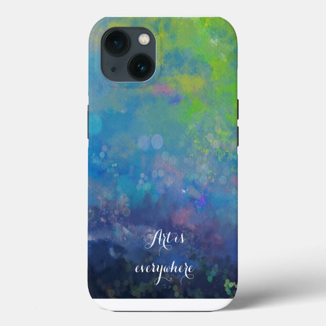 Impressionistischer Seerosenteich Case-Mate iPhone Hülle (Rückseite)