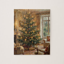 Impressionistischer Weihnachtsbaum im Stil von Mon