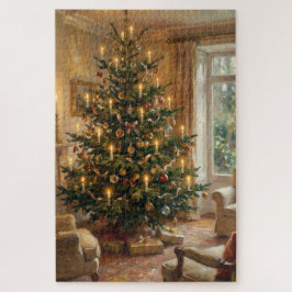 Impressionistischer Weihnachtsbaum im Stil von Mon