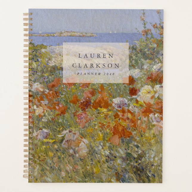 Impressionistischer Wildblumenwiesen-Kunstplaner Planer (Vorderseite)