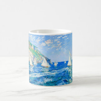 Impressionistisches Segelboot an den Klippen – Oce Kaffeetasse