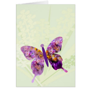 Impressionistschmetterlings- und -frühlings-Blume