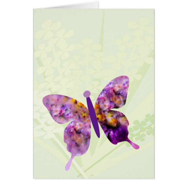Impressionistschmetterlings- und -frühlings-Blumen (Vorne)