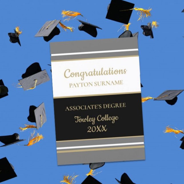 Impressionnante carte de diplôme d'associé personn (Créateur téléchargé)