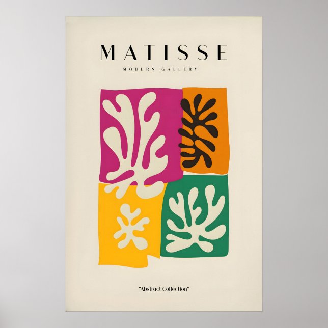Impressions d'art de Matisse - Feuilles abstraites (Devant)