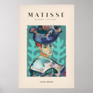 Impressions d'art Matisse - Portrait de femme au g