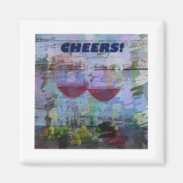 Impressions de vin Magnet numérique