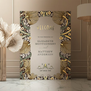 Impressions Dorure Affiche de bienvenue Mariage Pimpernel William Mor
