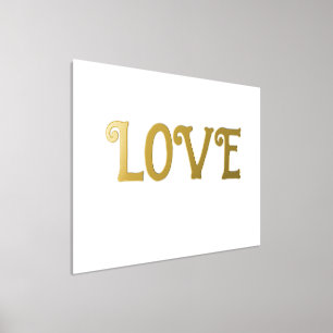 Impressions Dorure Aimer Citation Texte Personnalisée Mariage Décor C