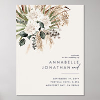 bohemian botanical modern elegant foliage