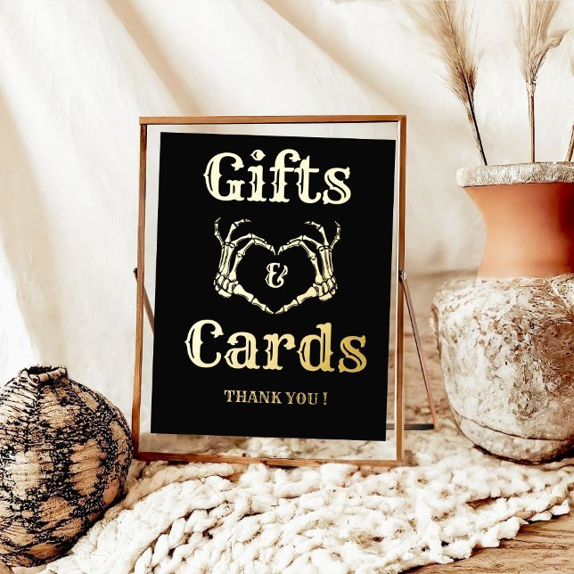 Impressions Dorure Cadeau et cartes gothiques d'Halloween Main du crâ (Créateur téléchargé)