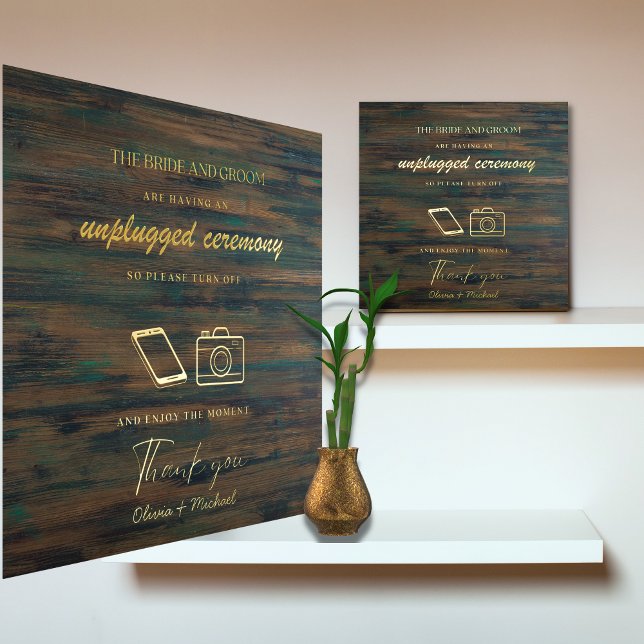 Impressions Dorure Cérémonie de débranchement personnalisée Mariage S (Créateur téléchargé)