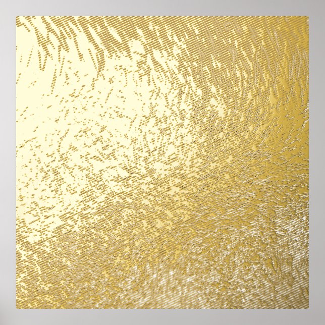 Impressions Dorure Champagne Breeze photo abstraite Foil Prints (Recto)