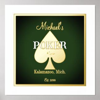 Impressions Dorure Elégant Poker Jouer Cartes Foil Accent
