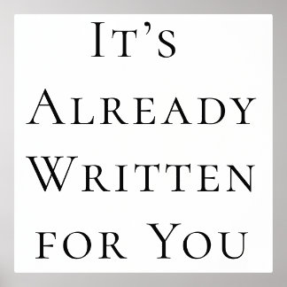 Impressions Dorure Foi féminine Mur Art - C’est déjà écrit