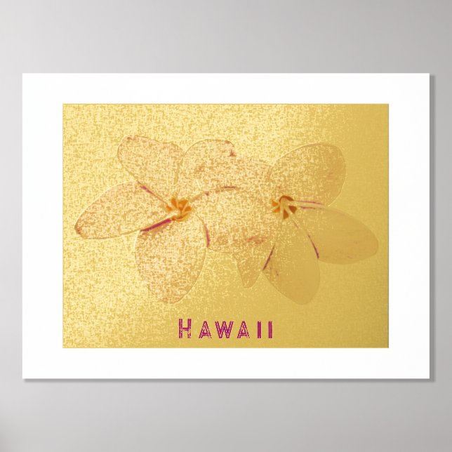 Impressions Dorure Foil Hawaii Plumeria (Recto)