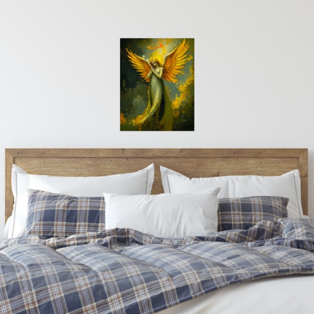 Impressions Dorure Golden Guardian Angel - Peinture numérique Ethérée (In situ (Chambre 3))
