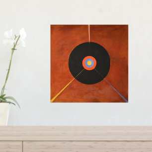 Impressions Dorure Hilma Af Klint, Le Swan No.18, Art Abstrait