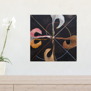 Impressions Dorure Hilma Af Klint, Le Swan No.7, Art Abstrait