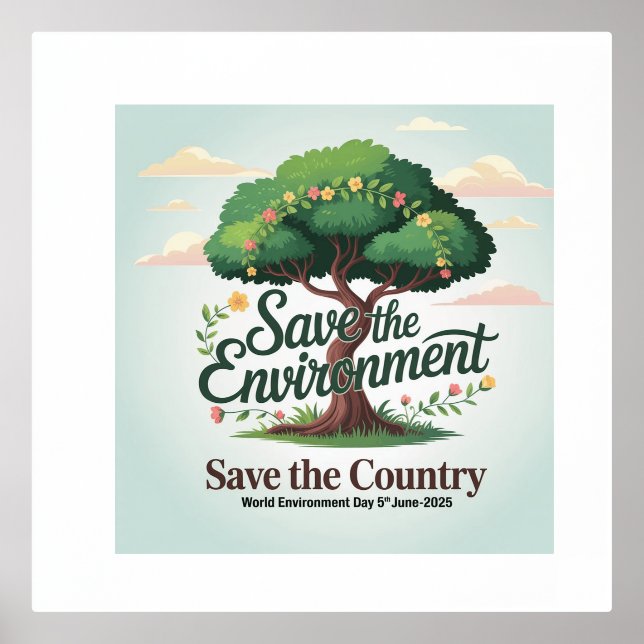 Impressions Dorure Journée mondiale de l'environnement pour enfants 2 (Recto)